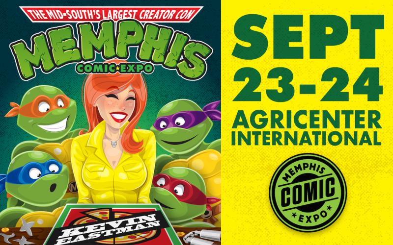 memphis comic expo graphic