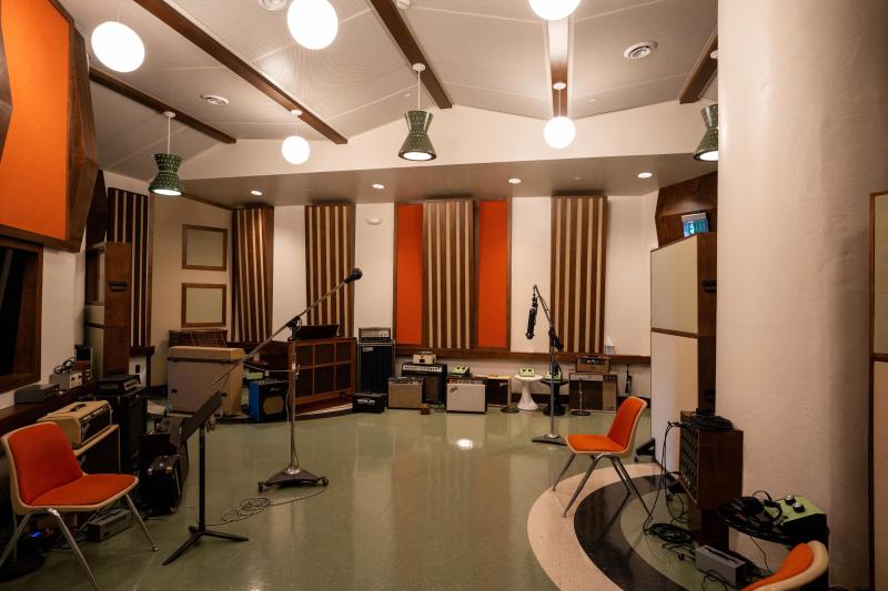 alternate view of inside recording studio