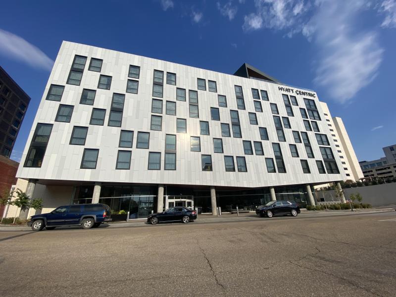 exterior of Centric Hotel