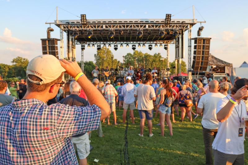 Grind City Festival - people staring at stage listening to music