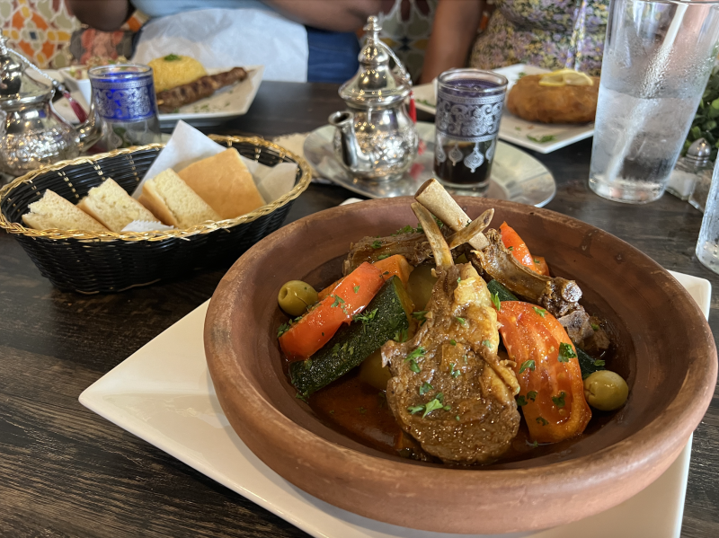 lamb tagines in bowl