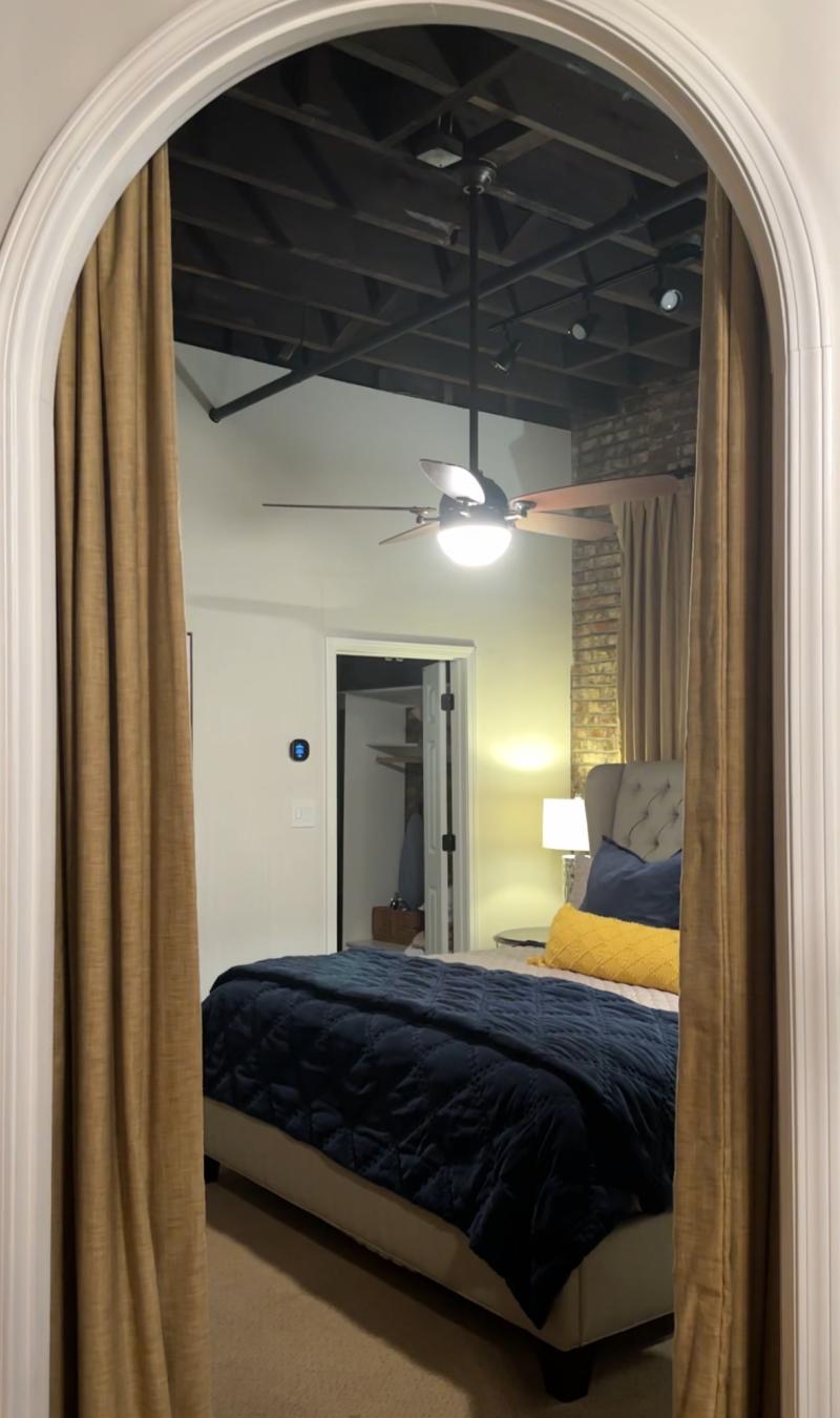 Beale Street Airbnb bedroom view