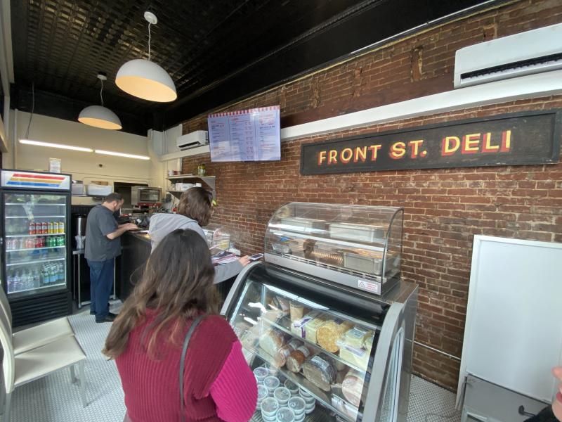Front Street Deli interior restaurant