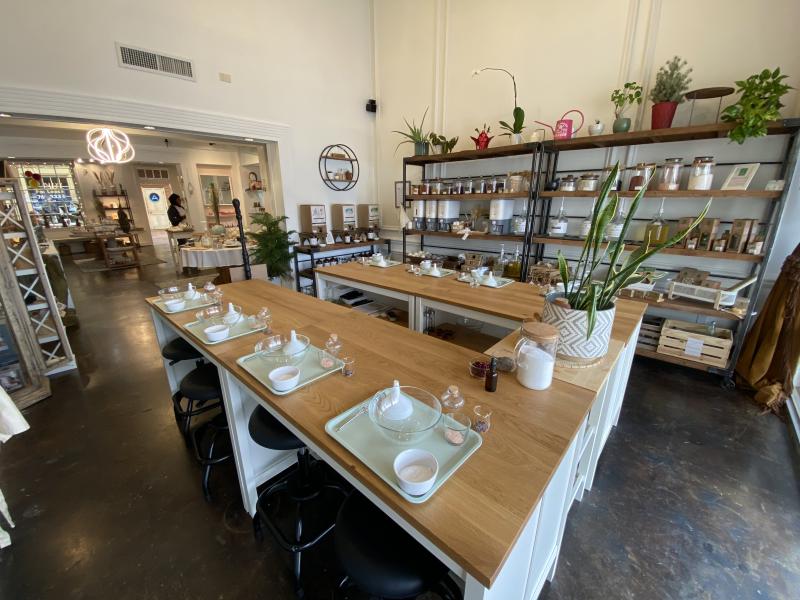 area of Boshi Botanticals for workshops