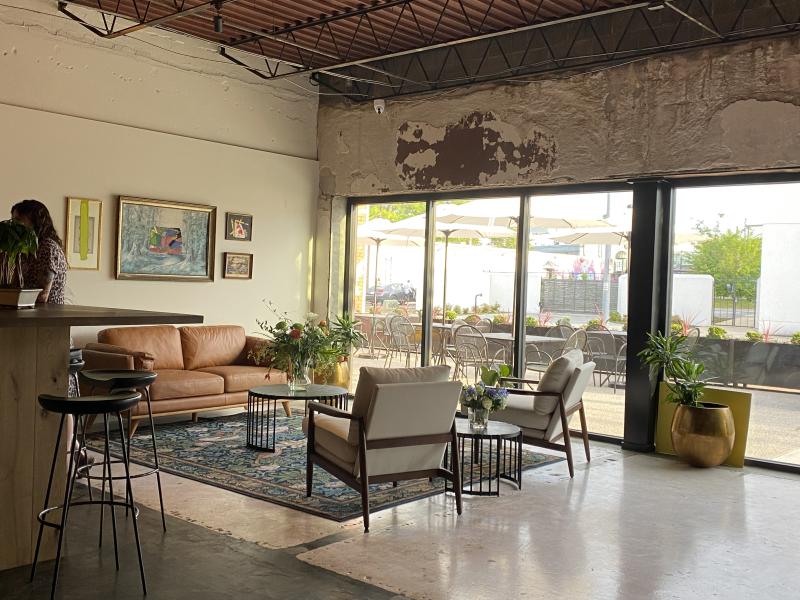 entrance seating area of JEM Dining