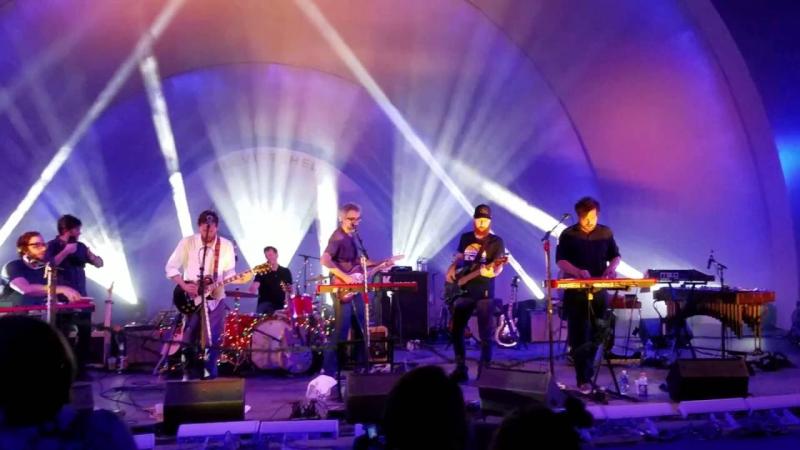 Snowglobe performing at Overton Park Shell