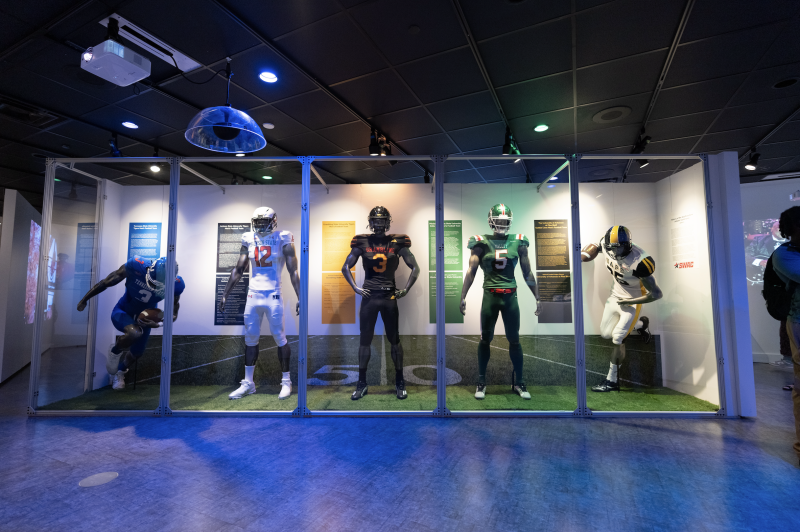 football players in HBCU jerseys