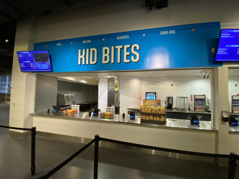 kid bites concessions in FedExForum