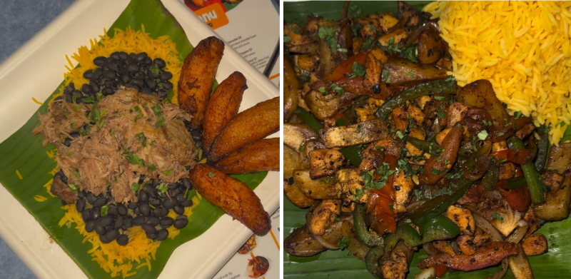 Caribbean food plate