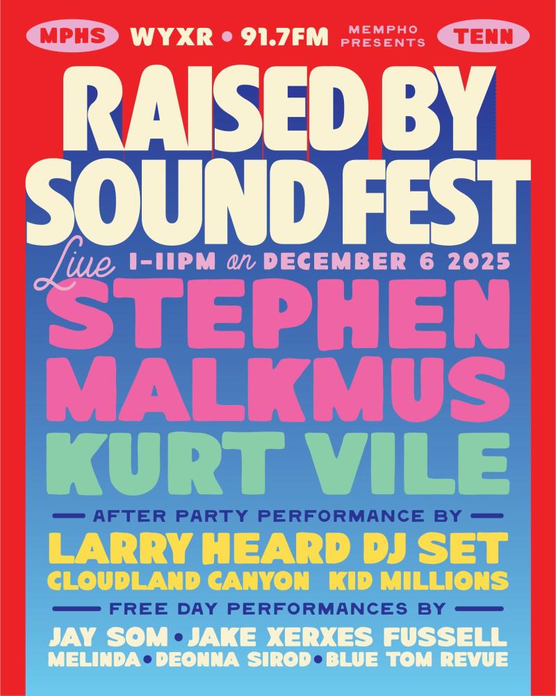 Music festival lineup poster