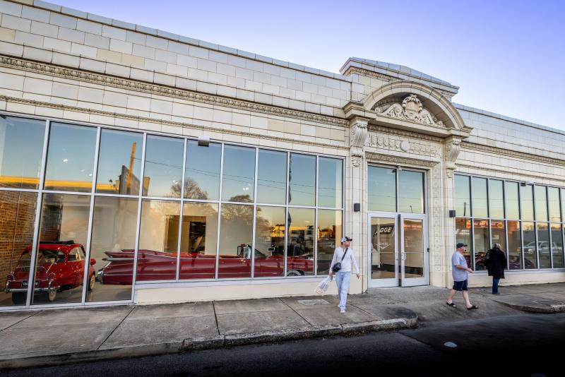 Outisde shot of Edge Motor Museum