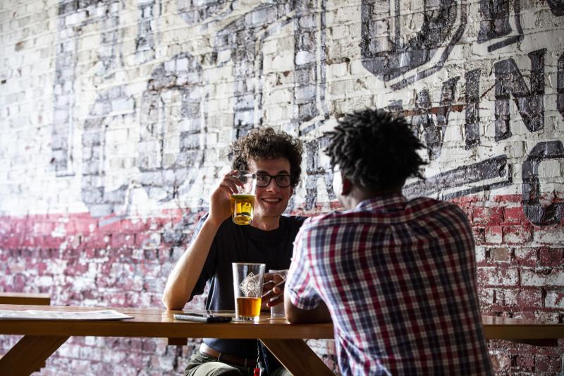 Beers at High Cotton Brewery. Photo: Craig Thompson Photo 2