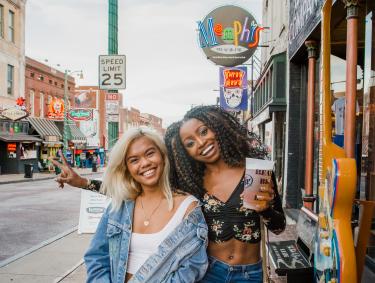 two girls on beale street