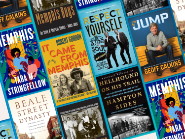 graphic showing multiple covers of memphis books