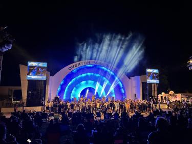 Overton Park Shell during concert