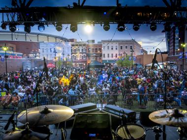 Concert View From Stage at Handy Park