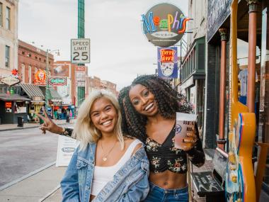 two girls on beale street