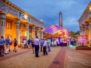 Memphis Zoo entrance at Zoo Rendezvous