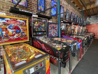 pinball machines