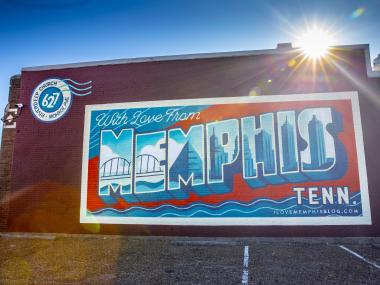With Love From Memphis mural