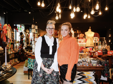 photo of paradox shop owners