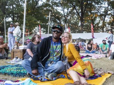 Couple at Mempho Music Festival