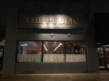 exterior of the public bistro restaurant