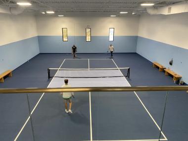 indoor pickleball court