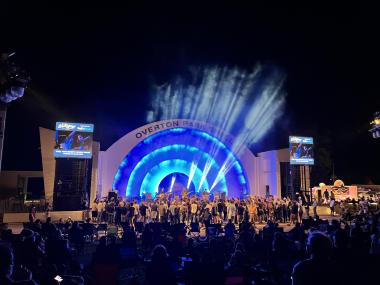 Overton Park Shell during concert
