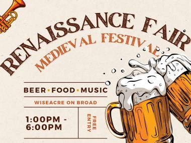 event graphic for renaissance faire