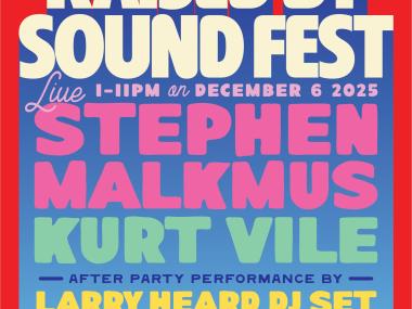 Music festival lineup poster