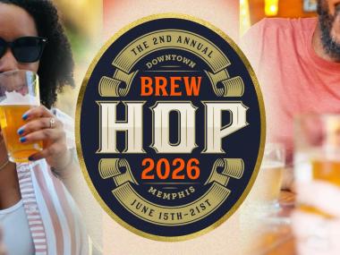 2026 Downtown Brew Hop event graphic