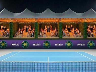 Memphis Classic rendering of suite boxes curtsied