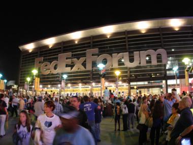 Memphis love their Grizzlies! Photo Credit: Marvin Garcia