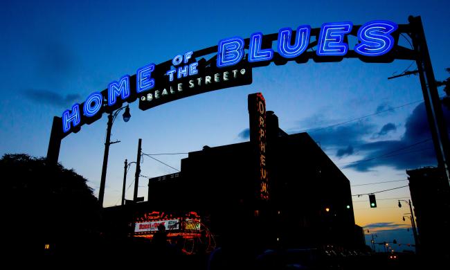 Beale Street Sign Orpheum